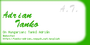 adrian tanko business card